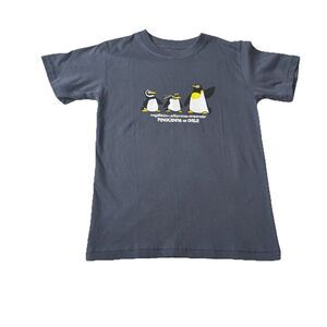 Morpho Emperor Penguins Chile Grey Souvenir Crew neck Tee Tshirt Size 8 boys